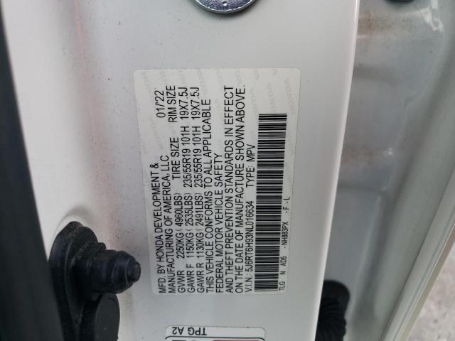 2022 HONDA CR-V TOURI - 5J6RT6H93NL016634