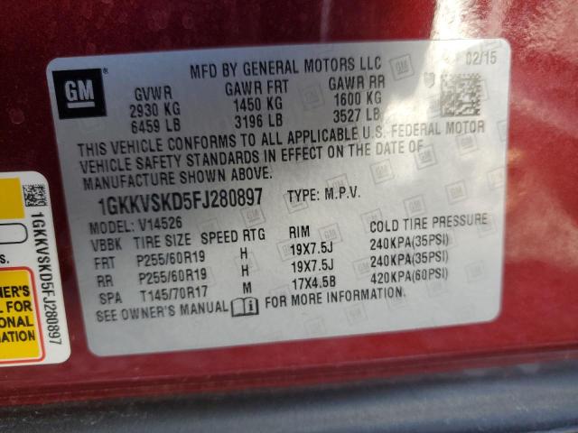 2015 GMC ACADIA SLT #3302106119