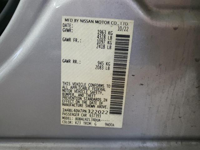 2023 NISSAN ALTIMA SV #3301685632