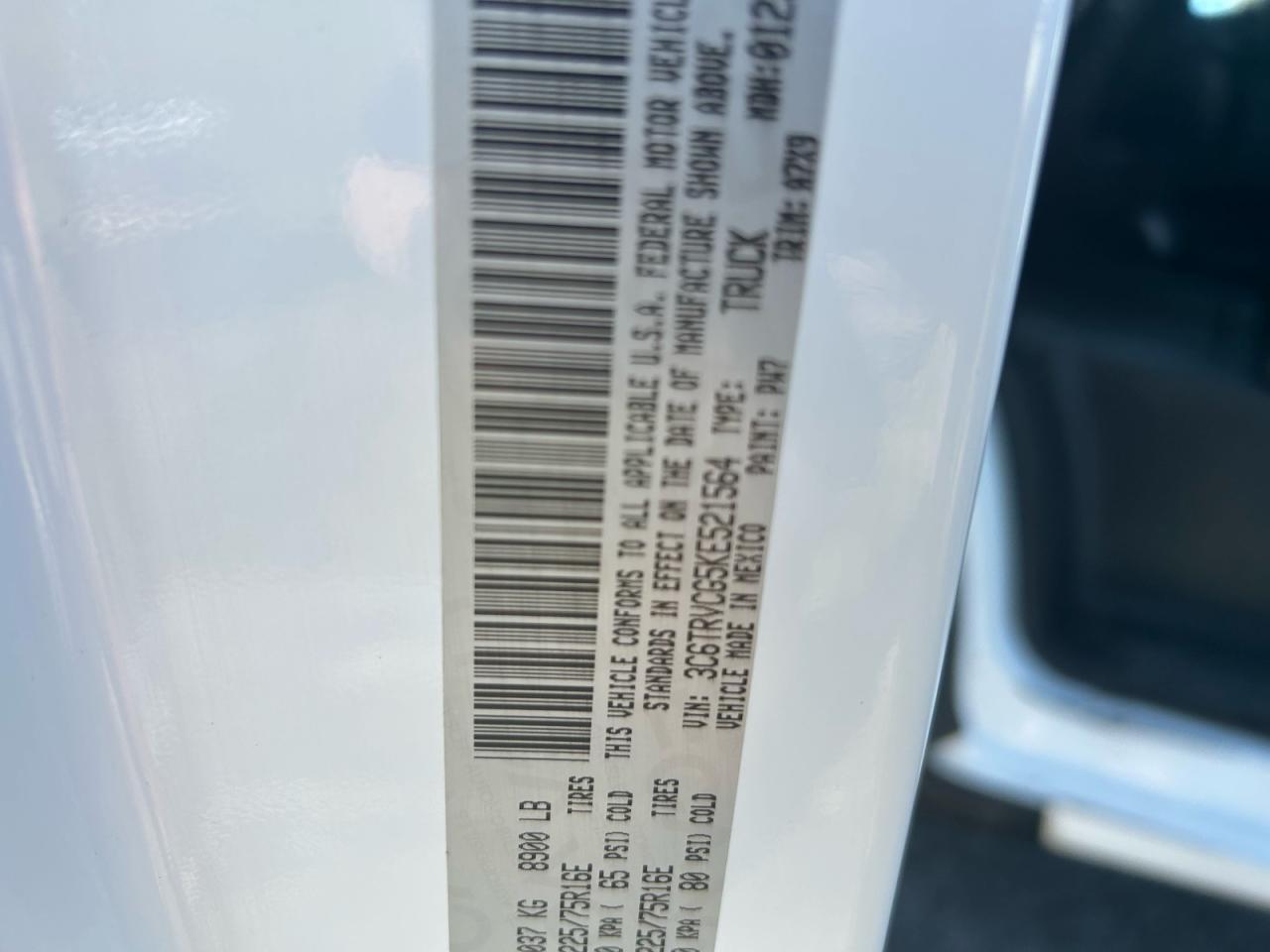 RAM PROMASTER 2500 HIGH