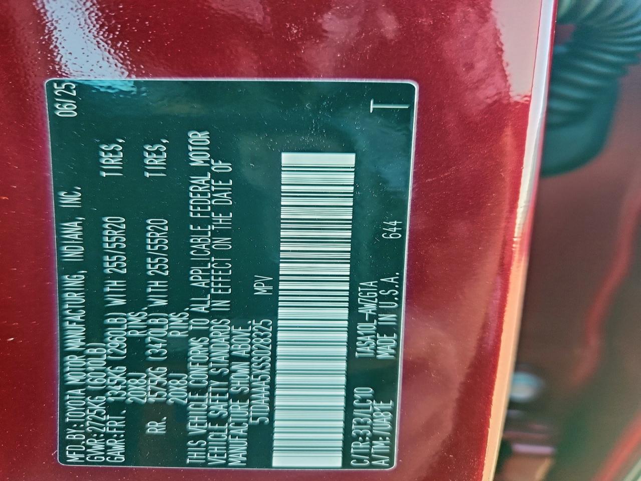 TOYOTA HIGHLANDER LE