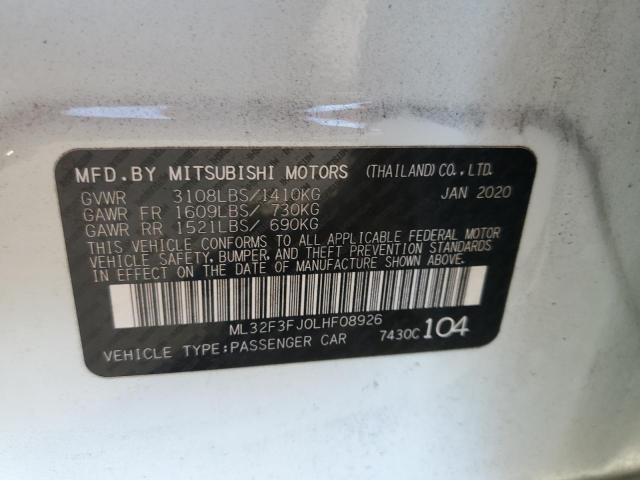 2020 MITSUBISHI MIRAGE G4 #3303975711