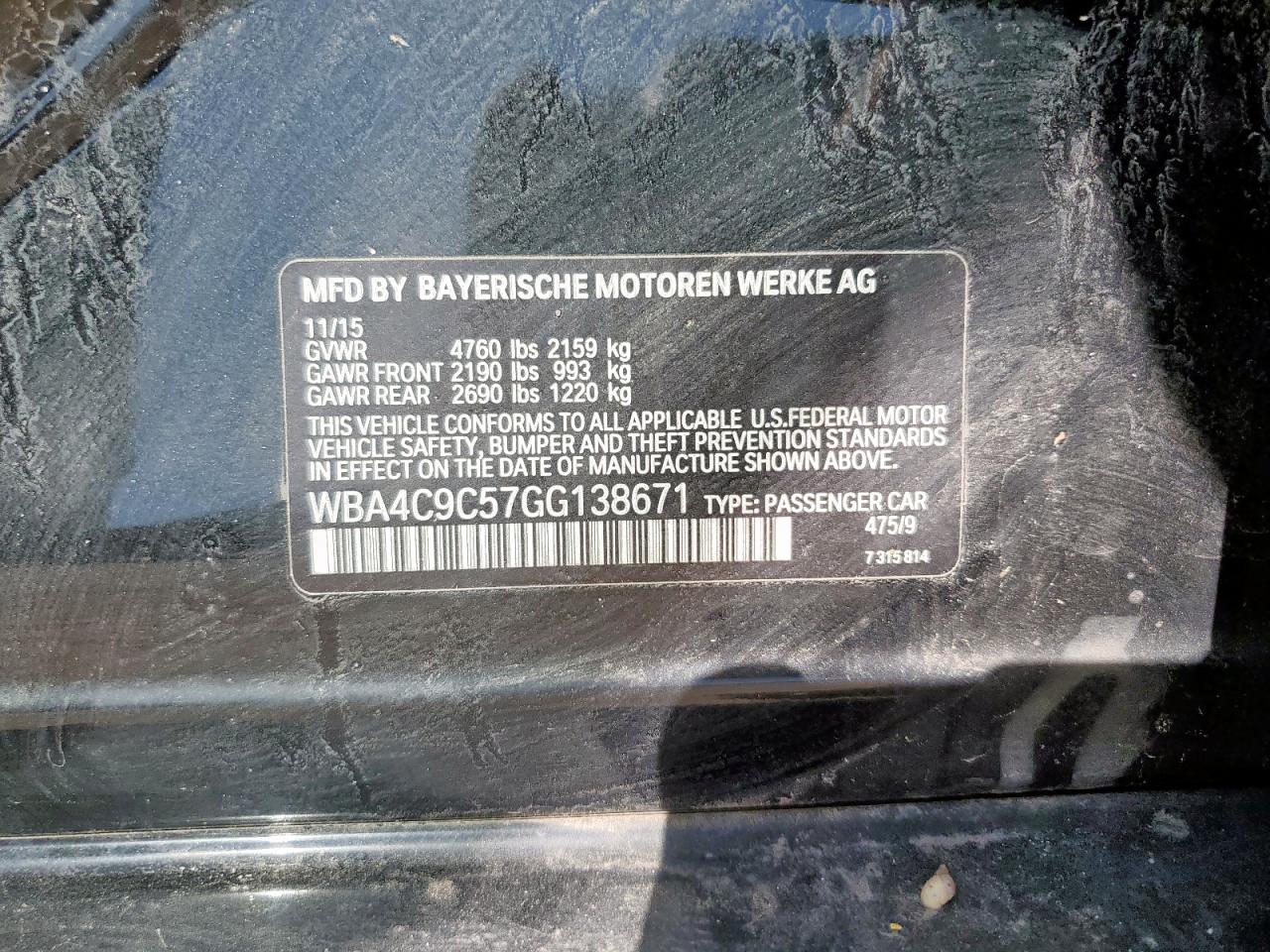 BMW 4 SERIES XI GRAN COUPE SULEV