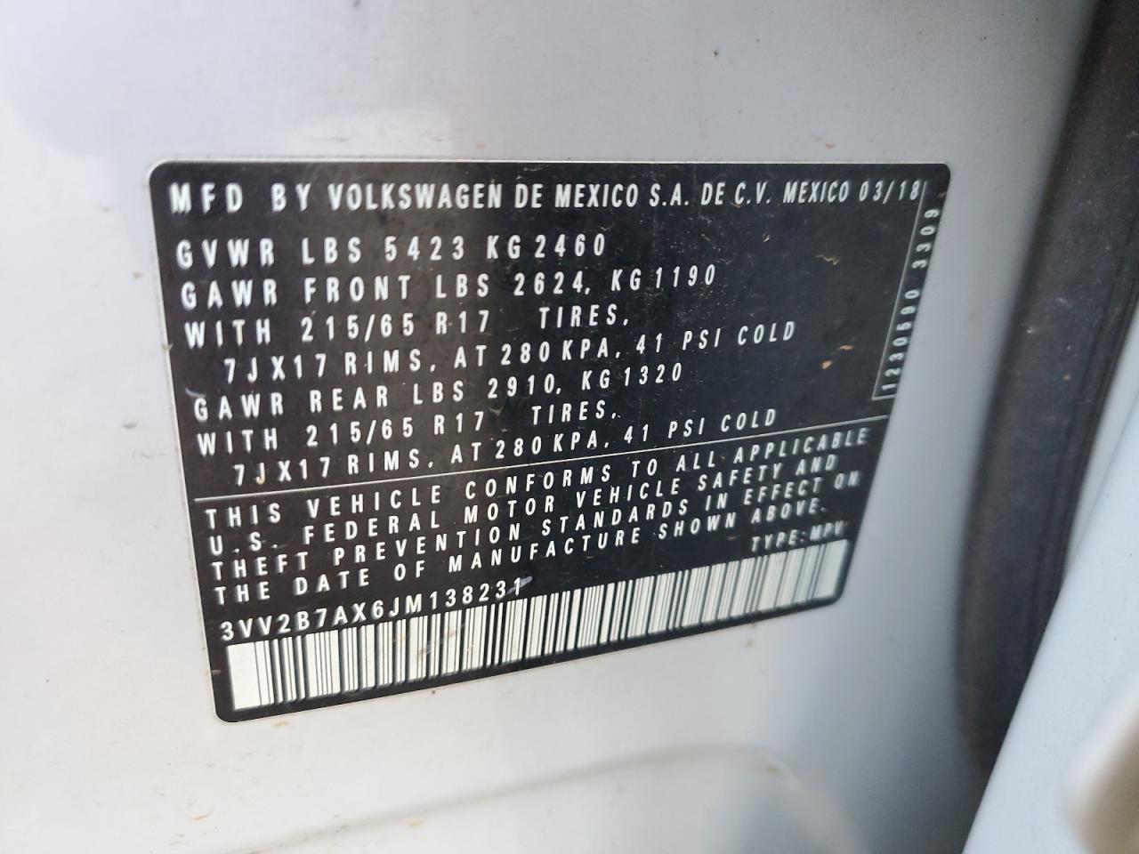 VOLKSWAGEN TIGUAN SE