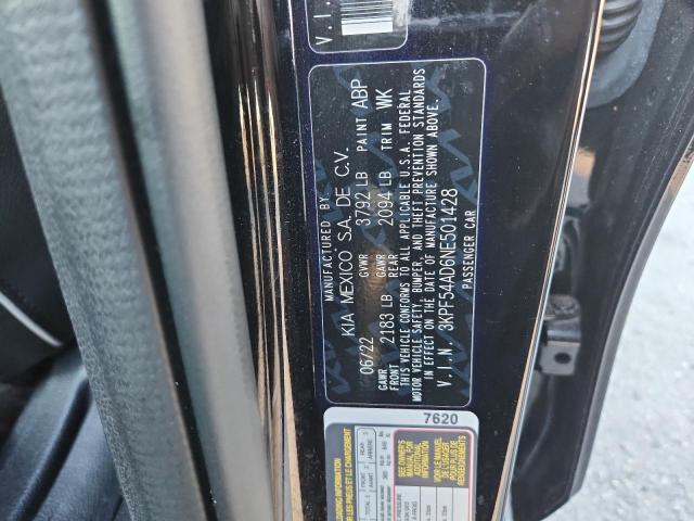 2022 KIA FORTE GT L #3303904686