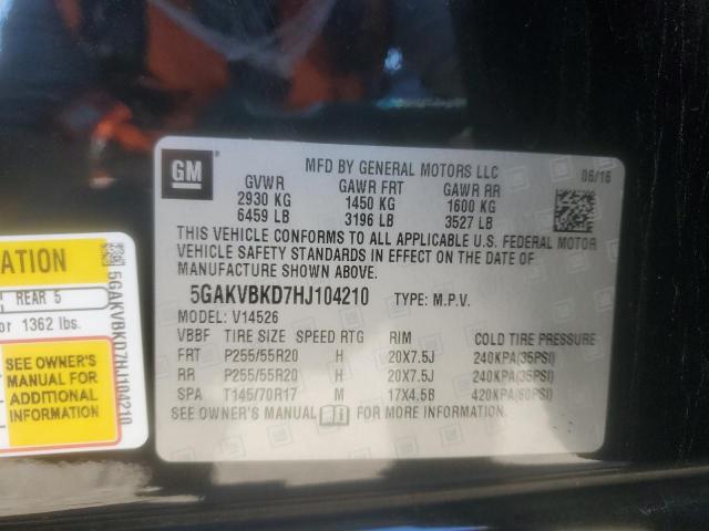 2017 BUICK ENCLAVE #3291324156