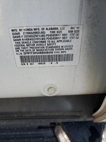 2011 HONDA PILOT EXL #3294330879