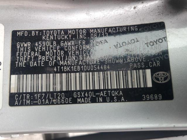 2013 TOYOTA AVALON BAS #3292377267