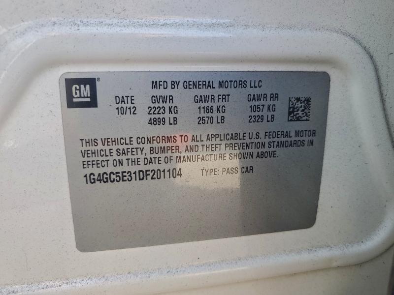 2013 BUICK LACROSSE #3296087836