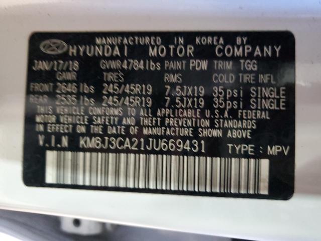 2018 HYUNDAI TUCSON VAL #3278672771