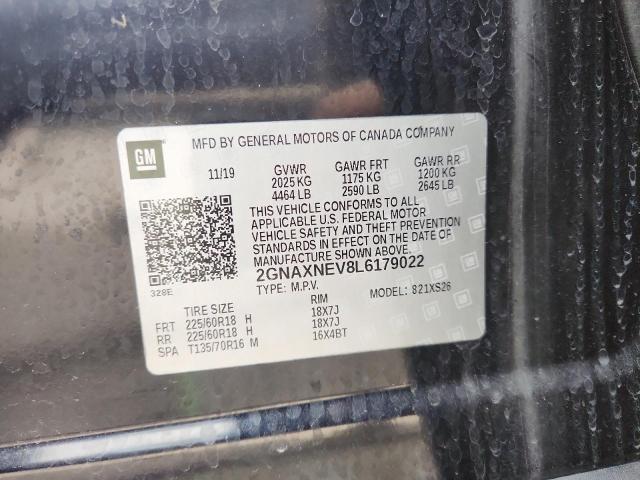 2020 CHEVROLET EQUINOX PR #3304012663