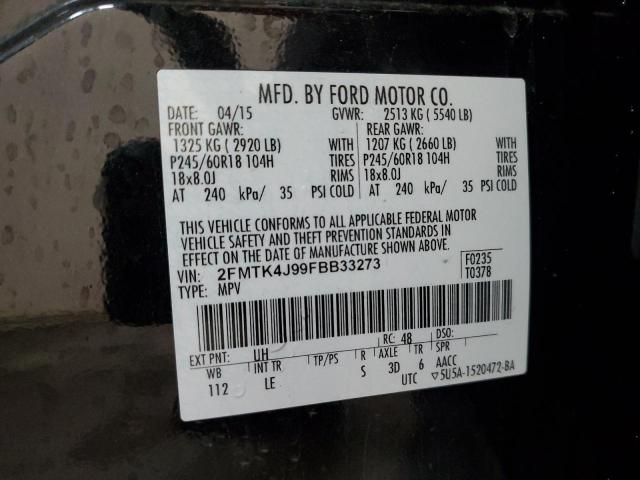 2015 FORD EDGE SEL #3285635279