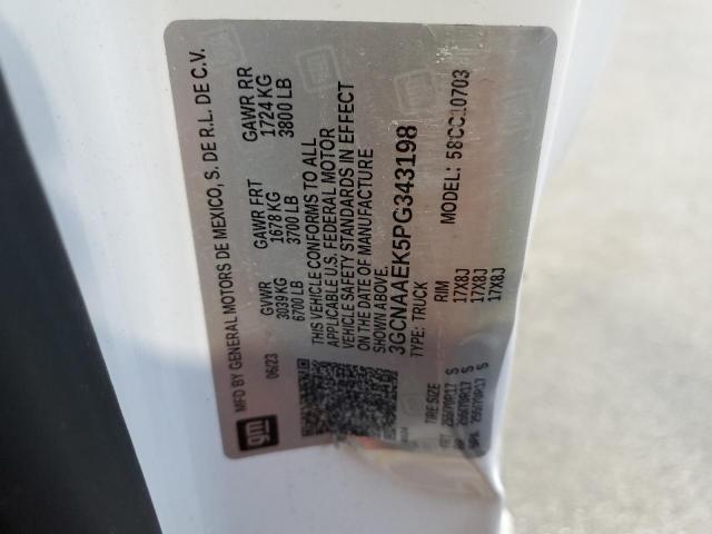 2023 CHEVROLET SILVERADO - 3GCNAAEK5PG343198