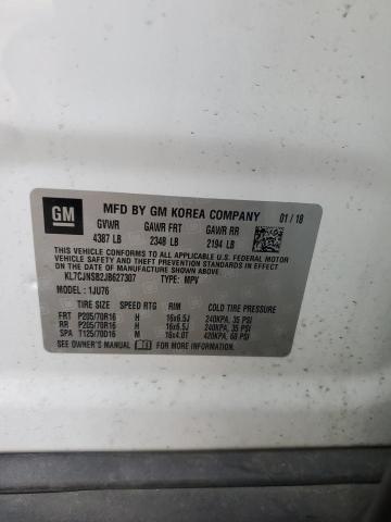 2018 CHEVROLET TRAX LS - KL7CJNSB2JB627307