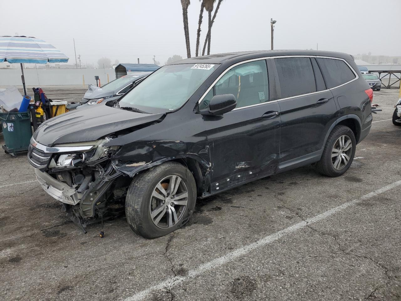 Lot #3303585937 2017 HONDA PILOT EX