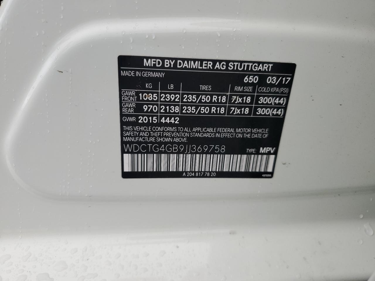 MERCEDES-BENZ GLA-CLASS 250 4MATIC