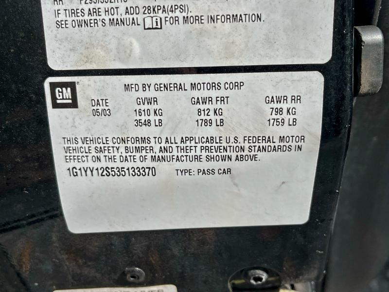 2003 CHEVROLET CORVETTE Z #3303844517