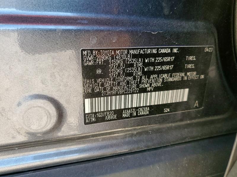 2023 TOYOTA RAV4 LE - 2T3H1RFV8PC229122