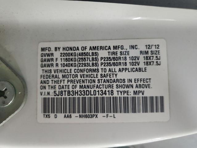 2013 ACURA RDX #3290047260