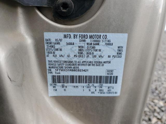 2008 FORD F350 SRW S #3309259615
