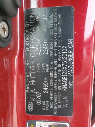 2007 KIA OPTIMA LX #3296290465