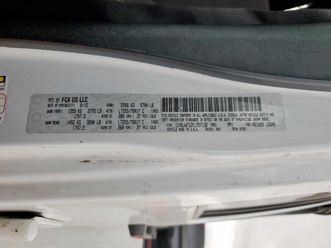 2015 JEEP WRANGLER U #3302915076