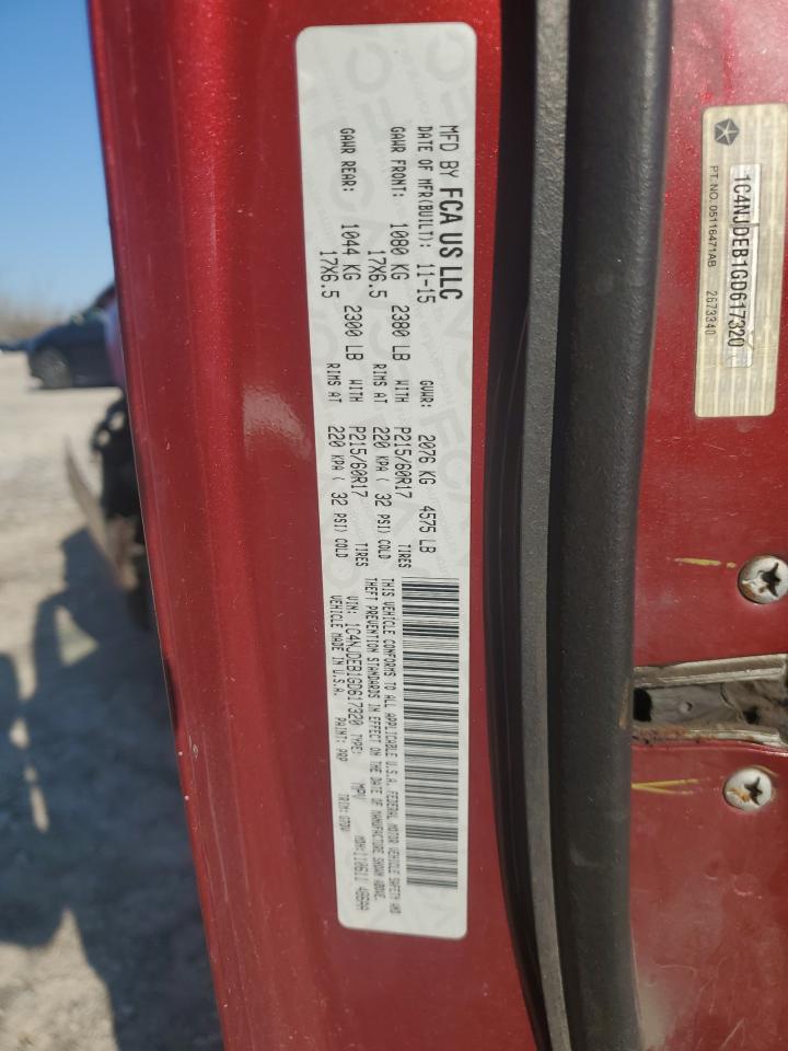 Lot #3318879014 2016 JEEP COMPASS LA