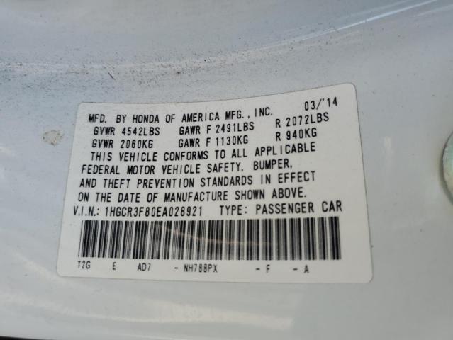 2014 HONDA ACCORD EXL #3302866888