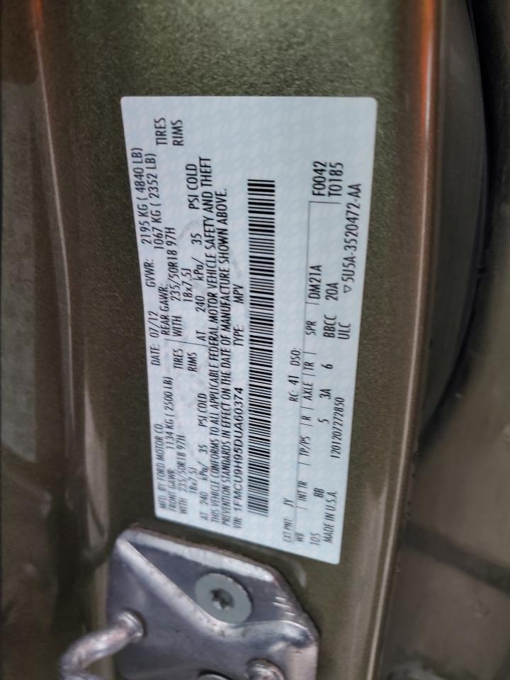 Lot #3302649063 2013 FORD ESCAPE SEL