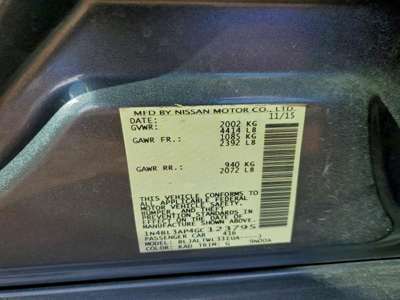 2016 NISSAN ALTIMA 3.5 #3302811933