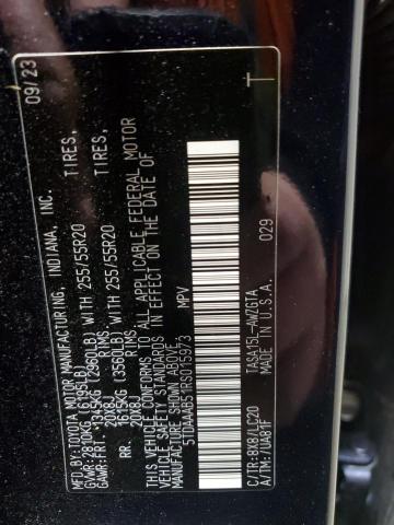 2024 TOYOTA GRAND HIGH - 5TDAAAB51RS015973