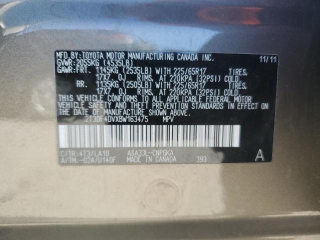2011 TOYOTA RAV4 LIMIT #3302824962