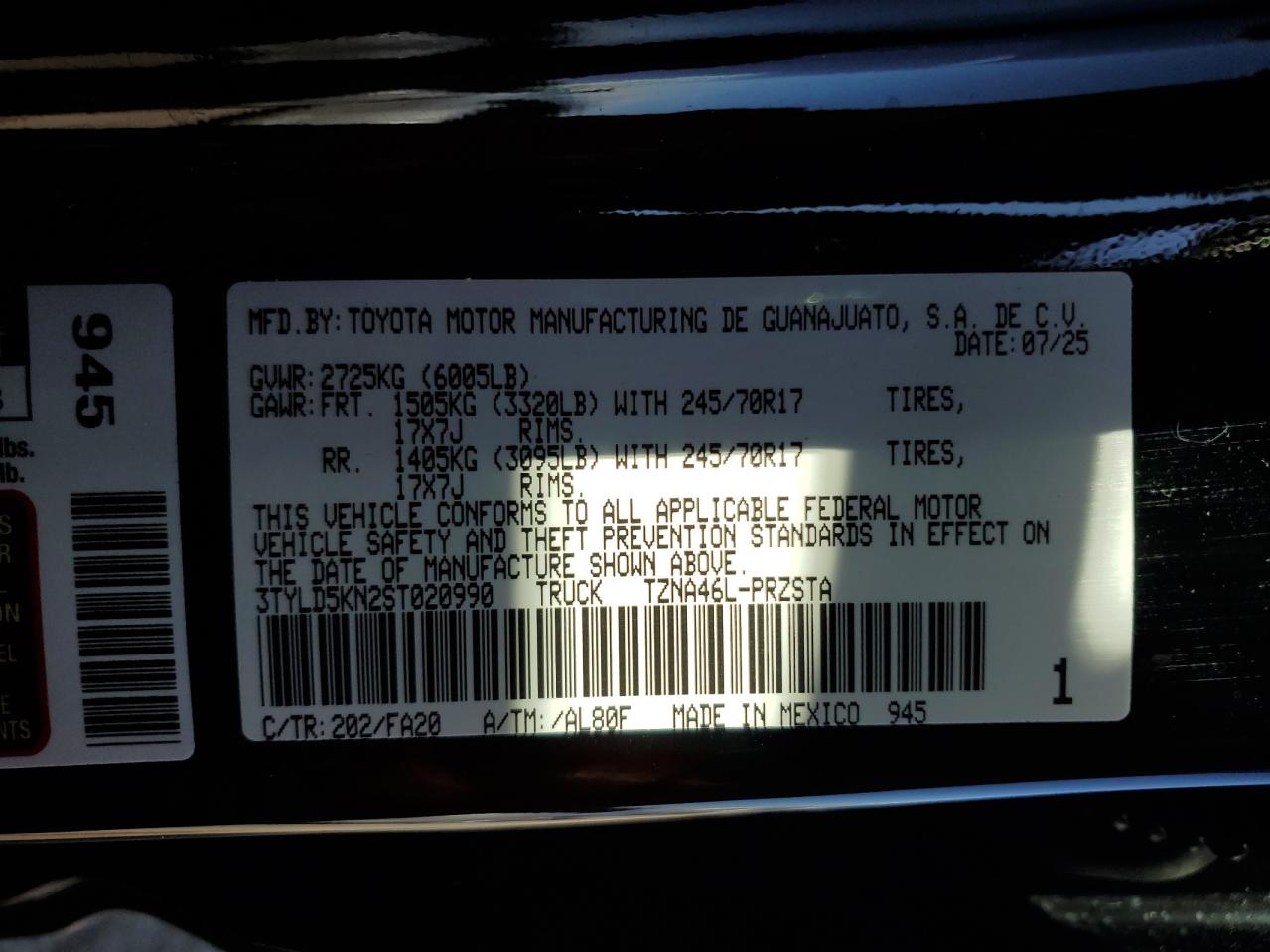 TOYOTA TACOMA DOUBLE CAB