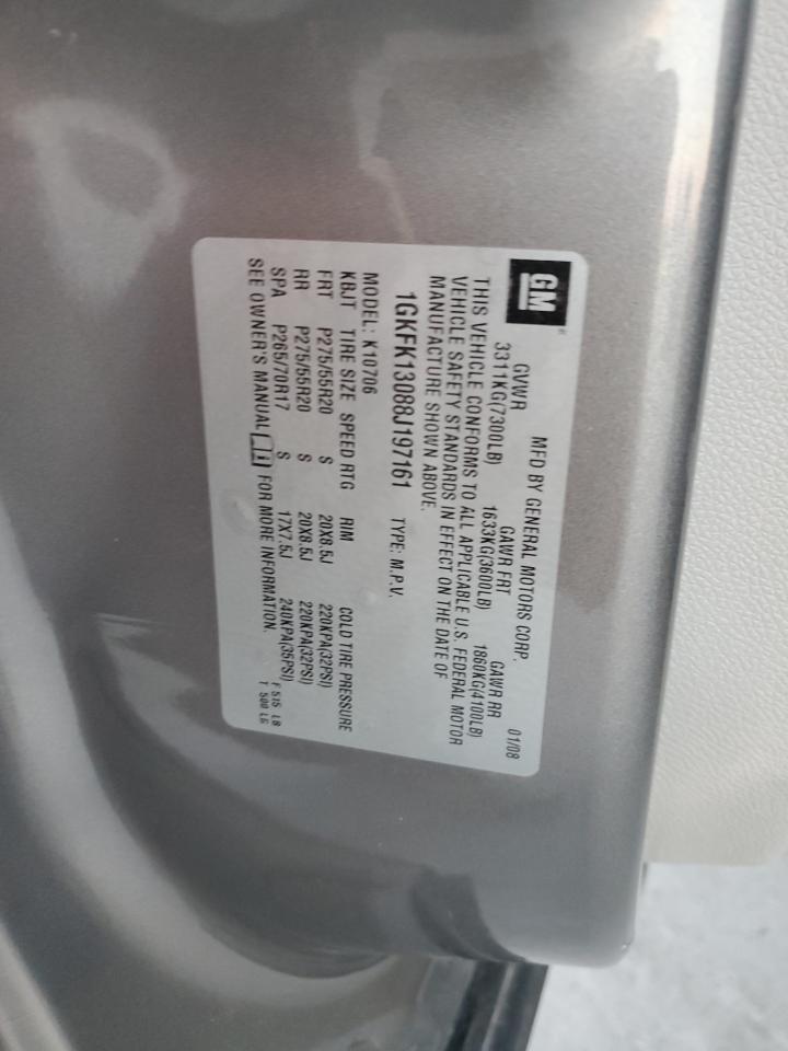 Lot #3297082543 2008 GMC YUKON