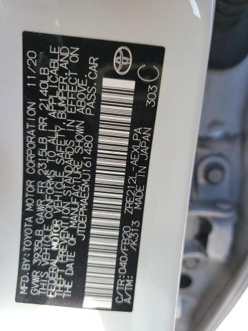 2021 TOYOTA COROLLA LE #3304689934