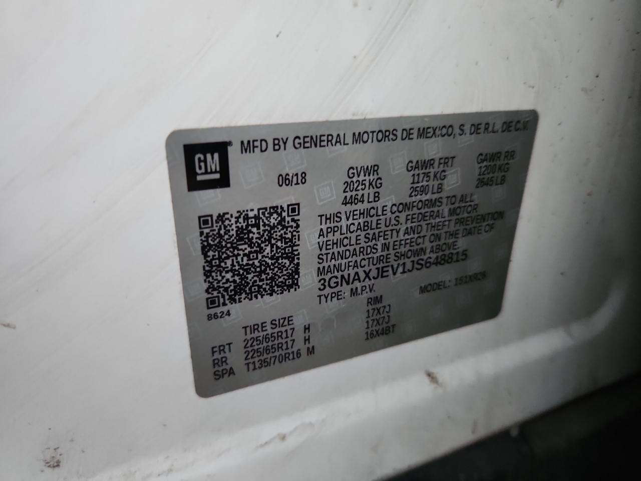 CHEVROLET EQUINOX LT