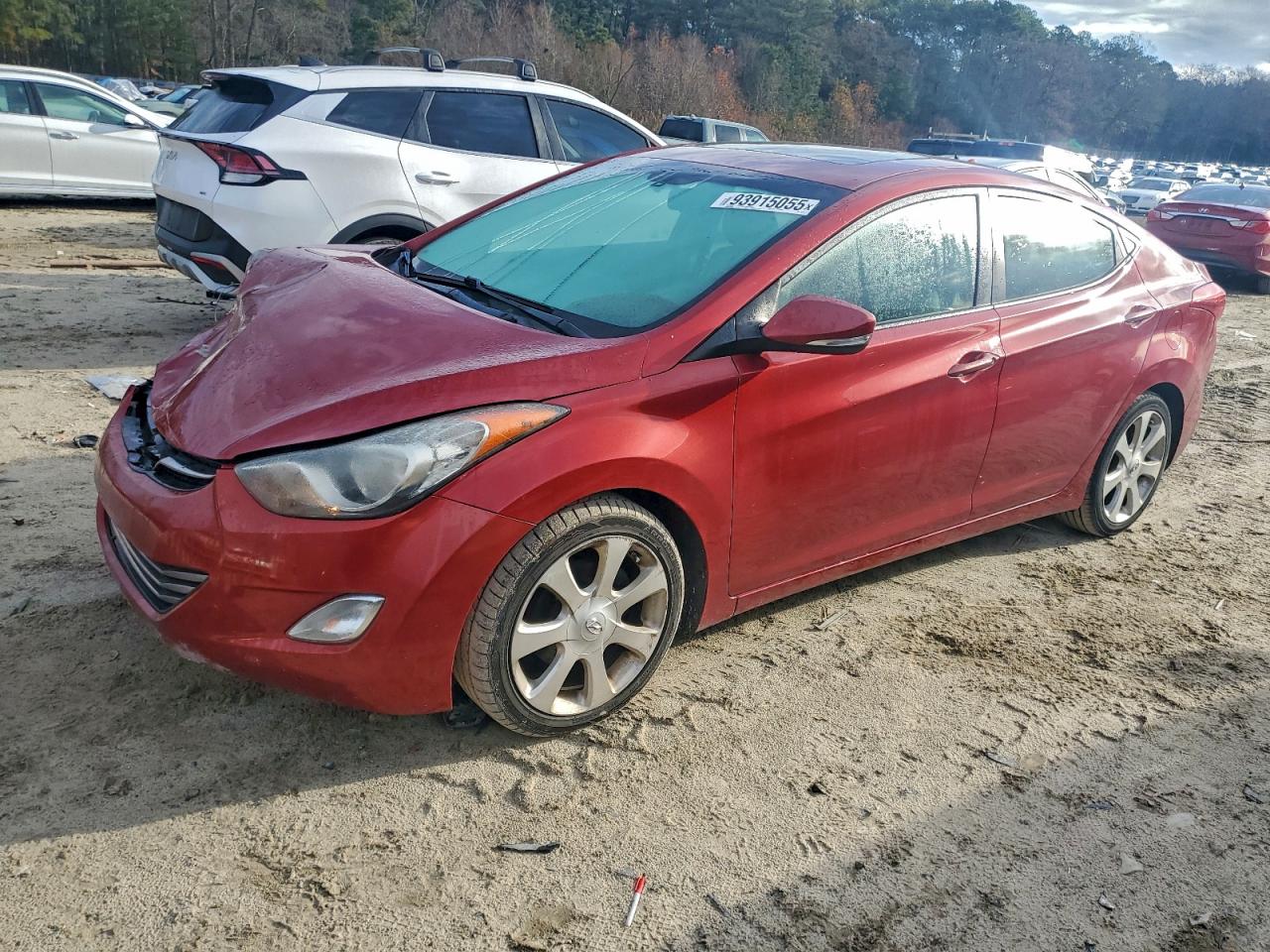 Lot #3297126512 2011 HYUNDAI ELANTRA GL