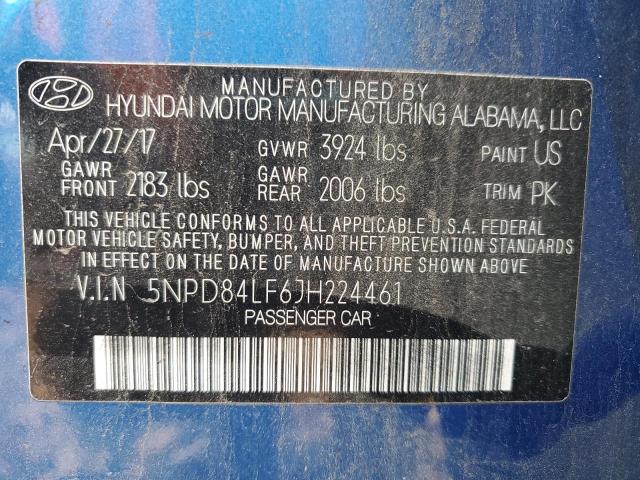 2018 HYUNDAI ELANTRA SE #3287784132