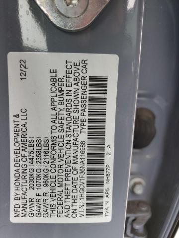 2022 HONDA ACCORD SPO #3297853818