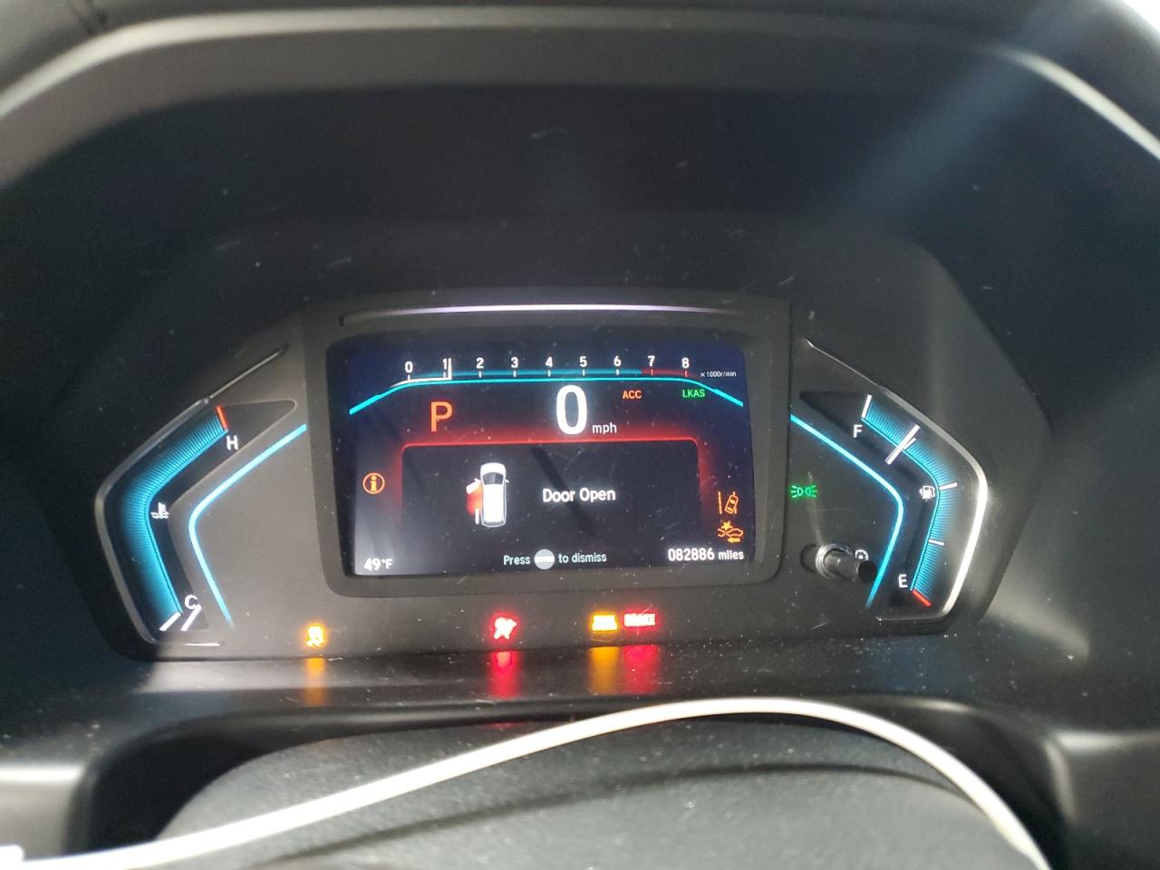 Lot #3296410660 2019 HONDA ODYSSEY EX