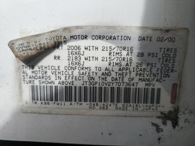 2000 TOYOTA RAV4 #3286857225