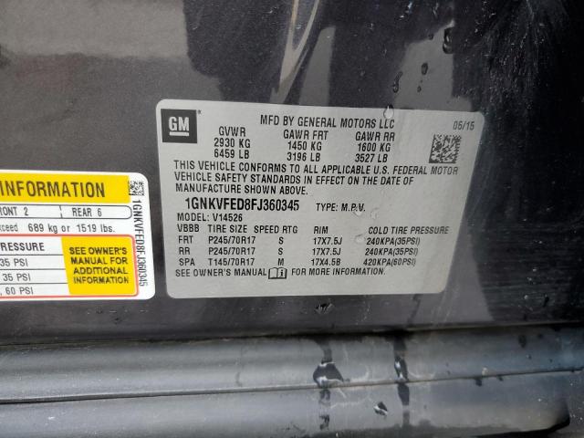 2015 CHEVROLET TRAVERSE L #3298109188