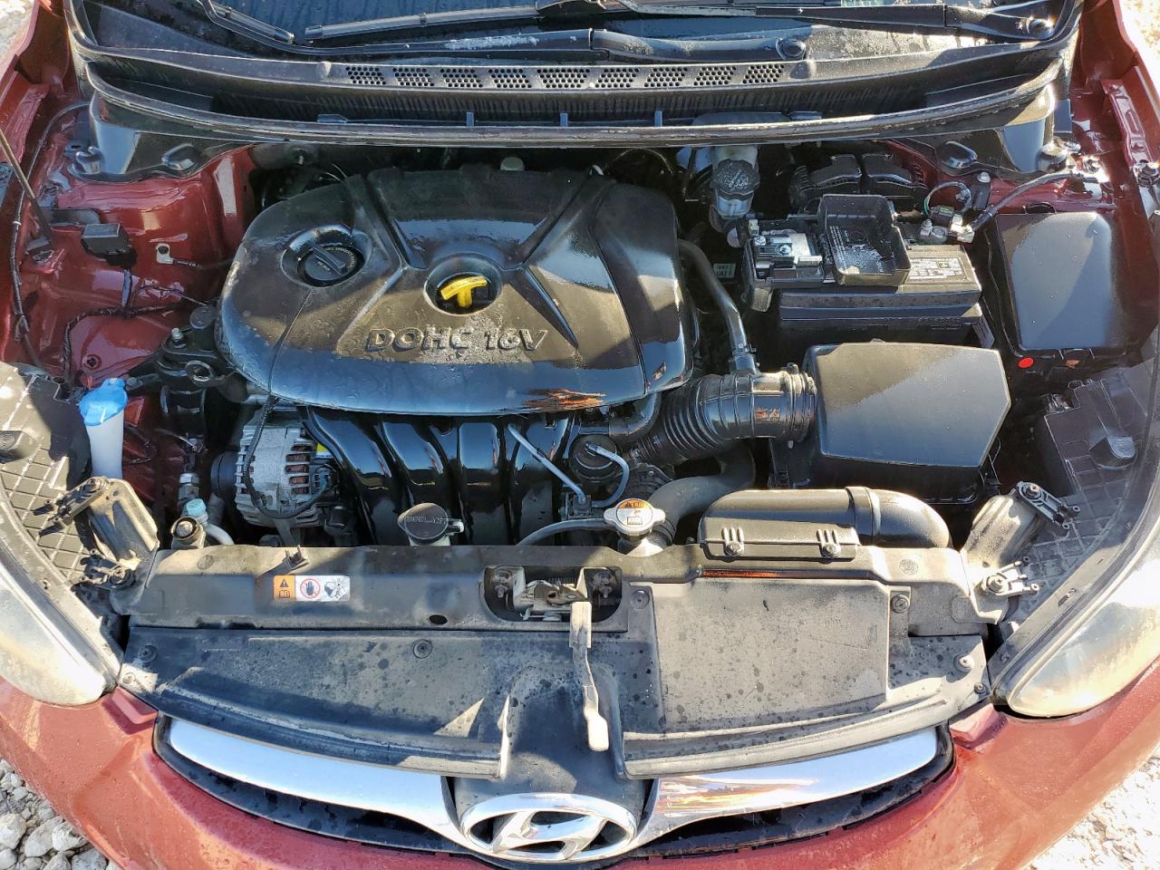 Lot #3312248539 2013 HYUNDAI ELANTRA GL