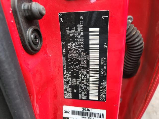 2010 TOYOTA TUNDRA CRE #3298228037