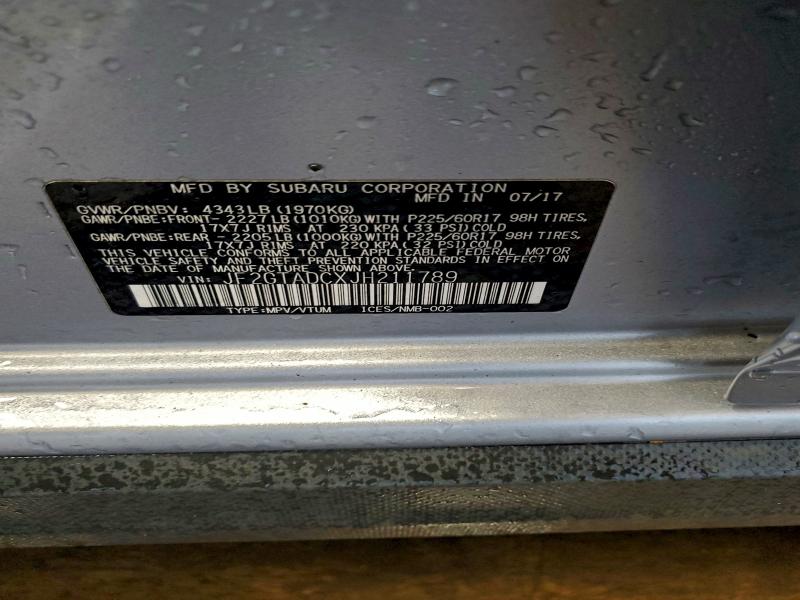 2018 SUBARU CROSSTREK #3303879755