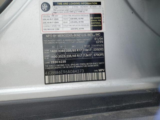 2006 MERCEDES-BENZ ML 350 #3291170998