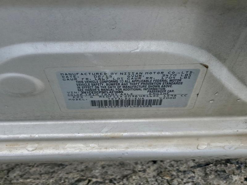 2015 NISSAN VERSA NOTE #3301660660