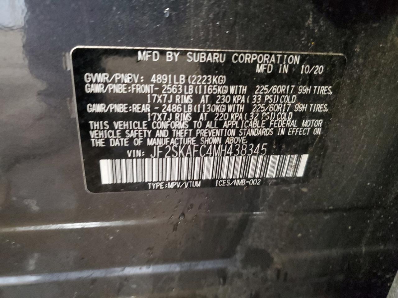 SUBARU FORESTER PREMIUM