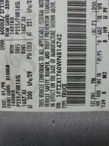 1998 FORD F150 #3305328300