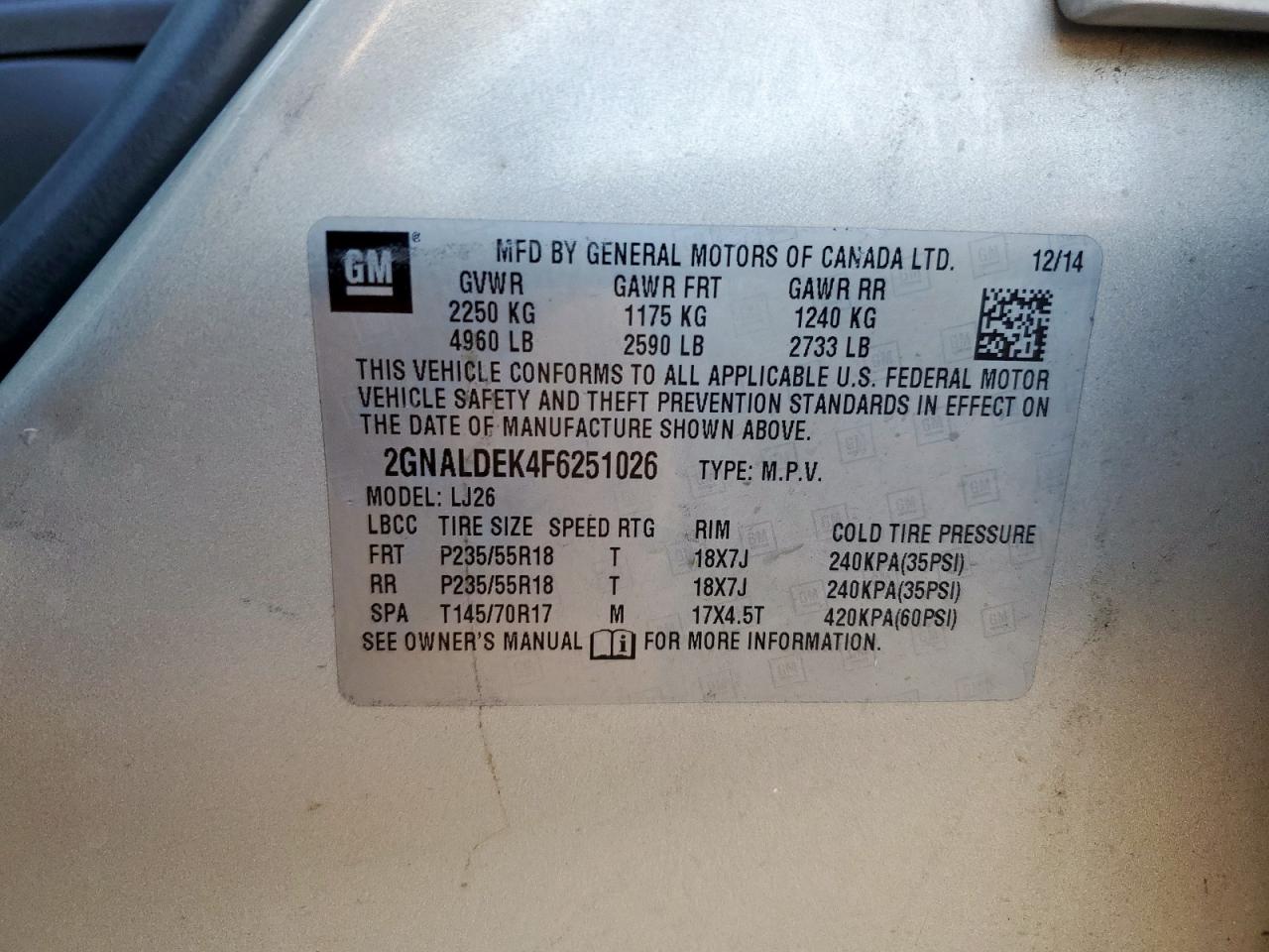 CHEVROLET EQUINOX LTZ